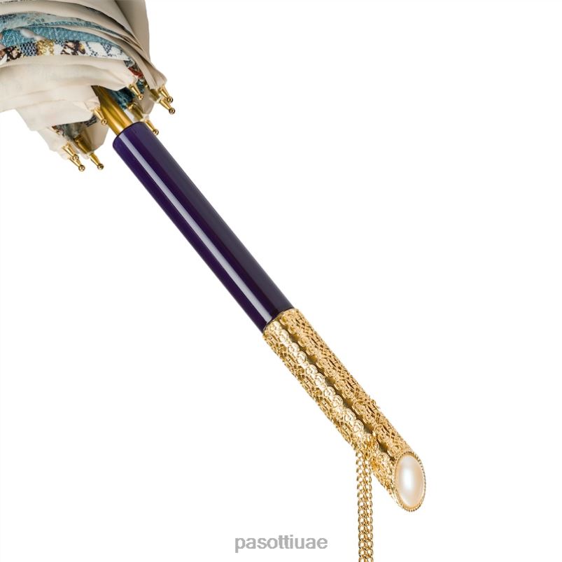 مظلة | 189 5d566-1 u5 - مظلة لؤلؤية عتيقة، قماش مزدوج PASOTTI Z446V482